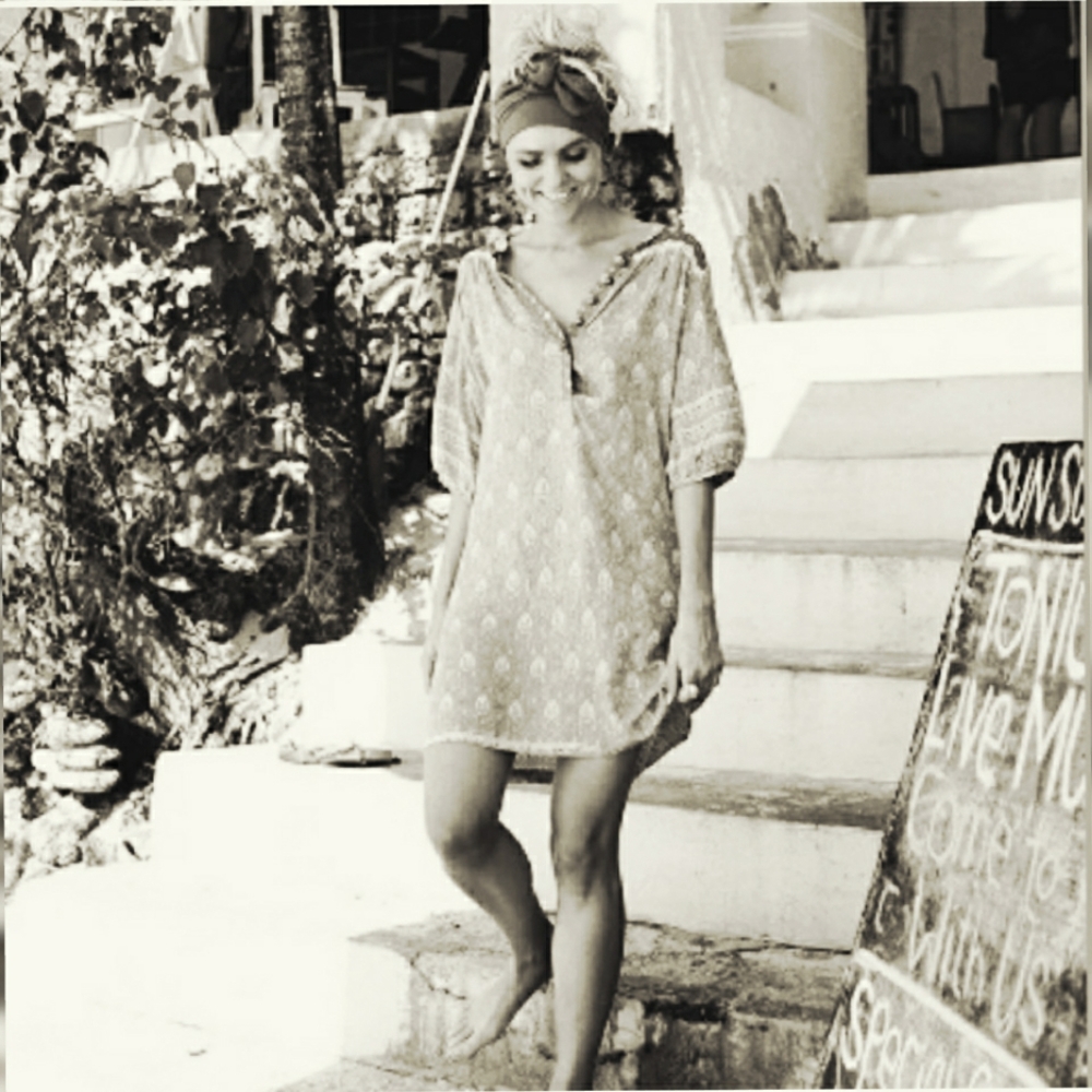 Oracle Tunic Mini Dress Indigo Spell Designs Xs P… - image 6